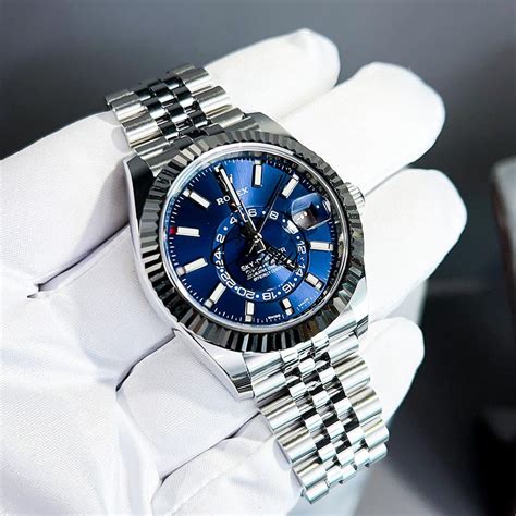 rolex sky dweller oyster steel|rolex sky dweller price range.